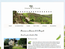 Tablet Screenshot of domainedelaclauzade.com